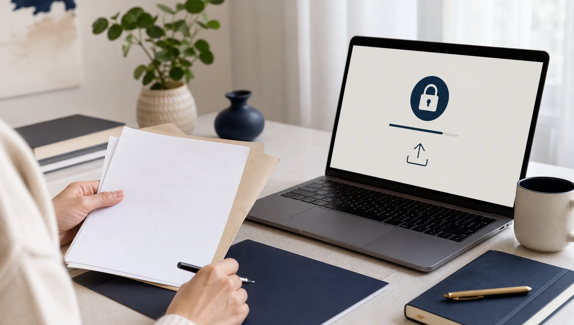 Pregatirea documentelor pentru incarcare securizata
